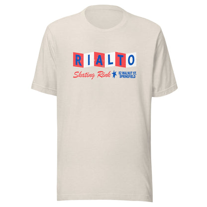 Rialto Skating Rink Retro T-Shirt - Springfield, MA | Vintage Roller Skating Tee