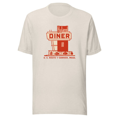 Hyland Diner T-Shirt - Danvers, MA | Retro Route 1 Roadside Diner Tee