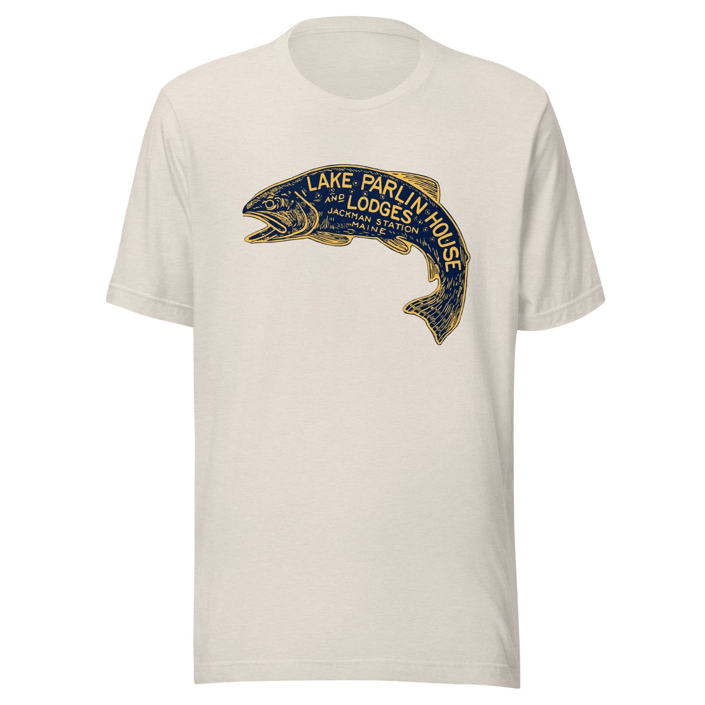 Maine Fishing T-Shirt - Lake Parlin Lodge Jackman Station, ME | Fishing & Hunting Tee