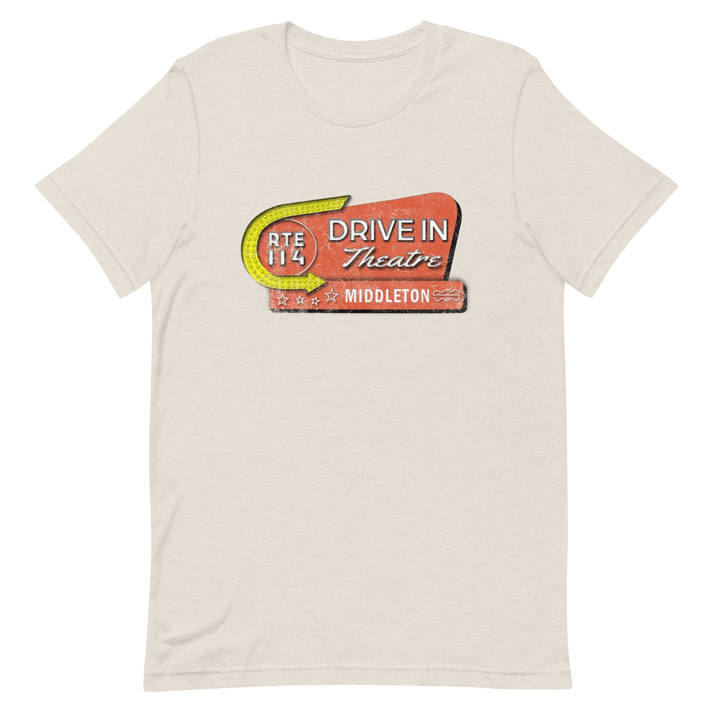 Middleton Rt 114 Drive-In T-Shirt - Middleton, MA | Retro Drive-In Tee