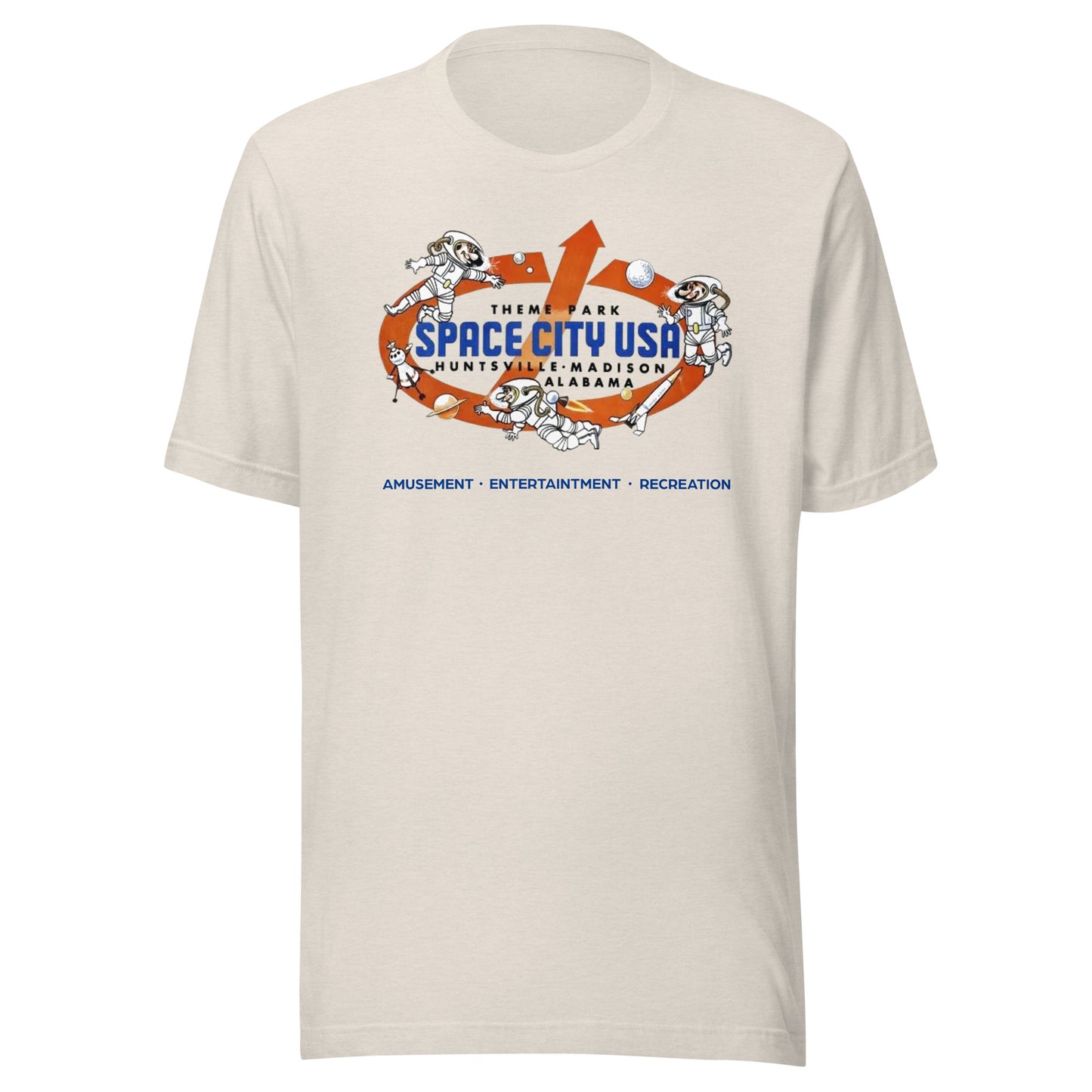 Space City USA T-Shirt - Huntsville, AL | Retro Theme Park Tee