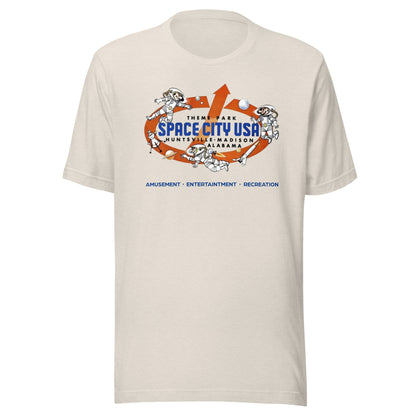 Space City USA T-Shirt - Huntsville, AL | Retro Theme Park Tee