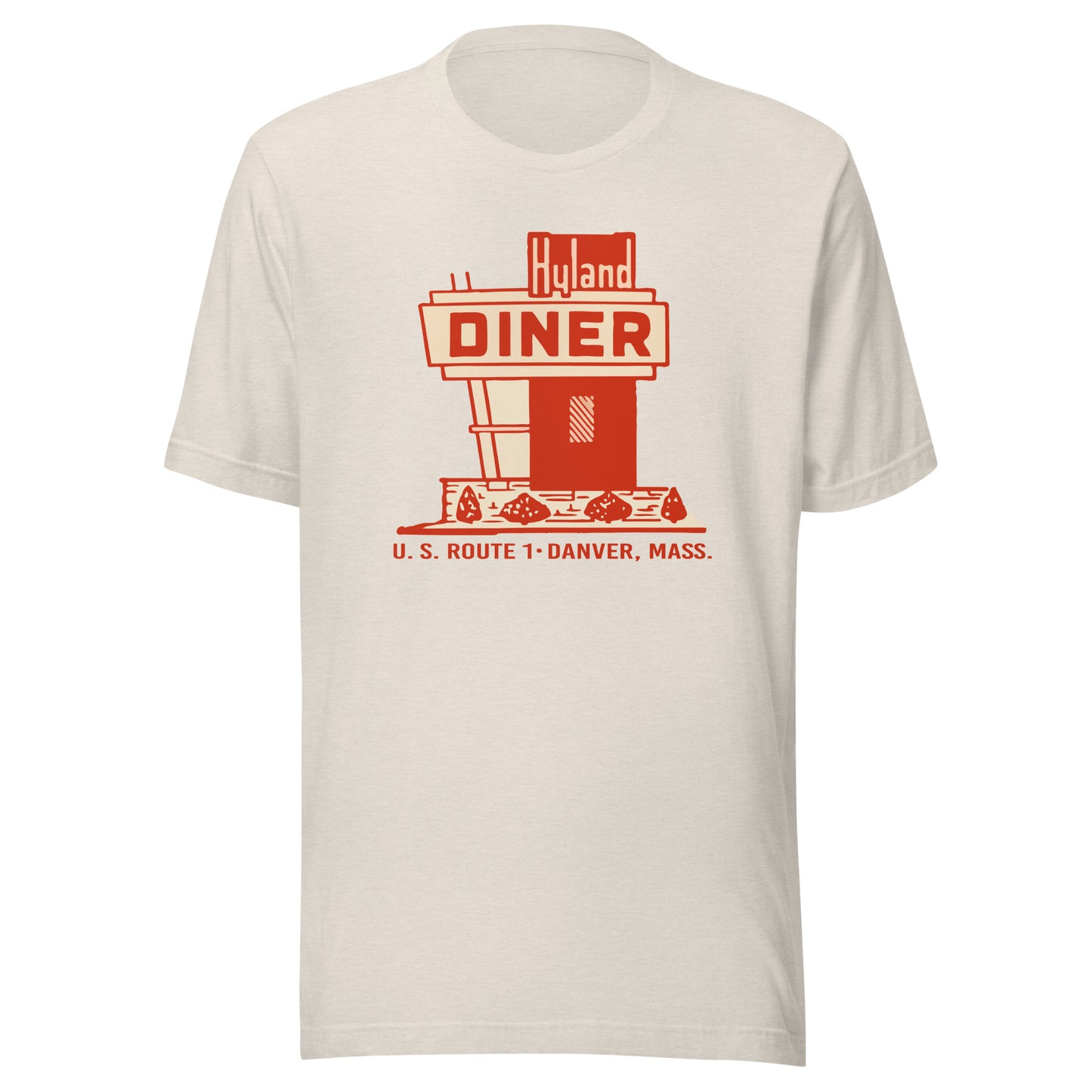 Hyland Diner T-Shirt - Danvers, MA | Retro Route 1 Roadside Diner Tee