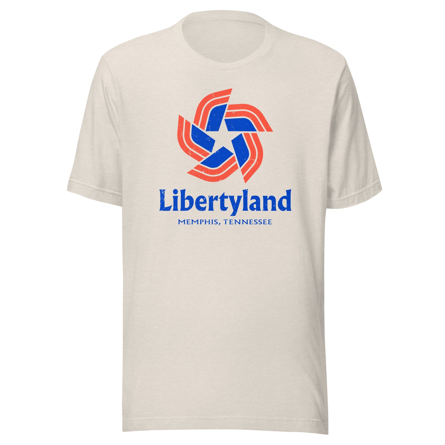 Libertyland T-Shirt - Memphis, TN - Retro 1980s Amusement Park Tee