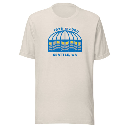 Kingdome T-Shirt - Seattle, WA | Retro 70s Baseball Stadium Tee