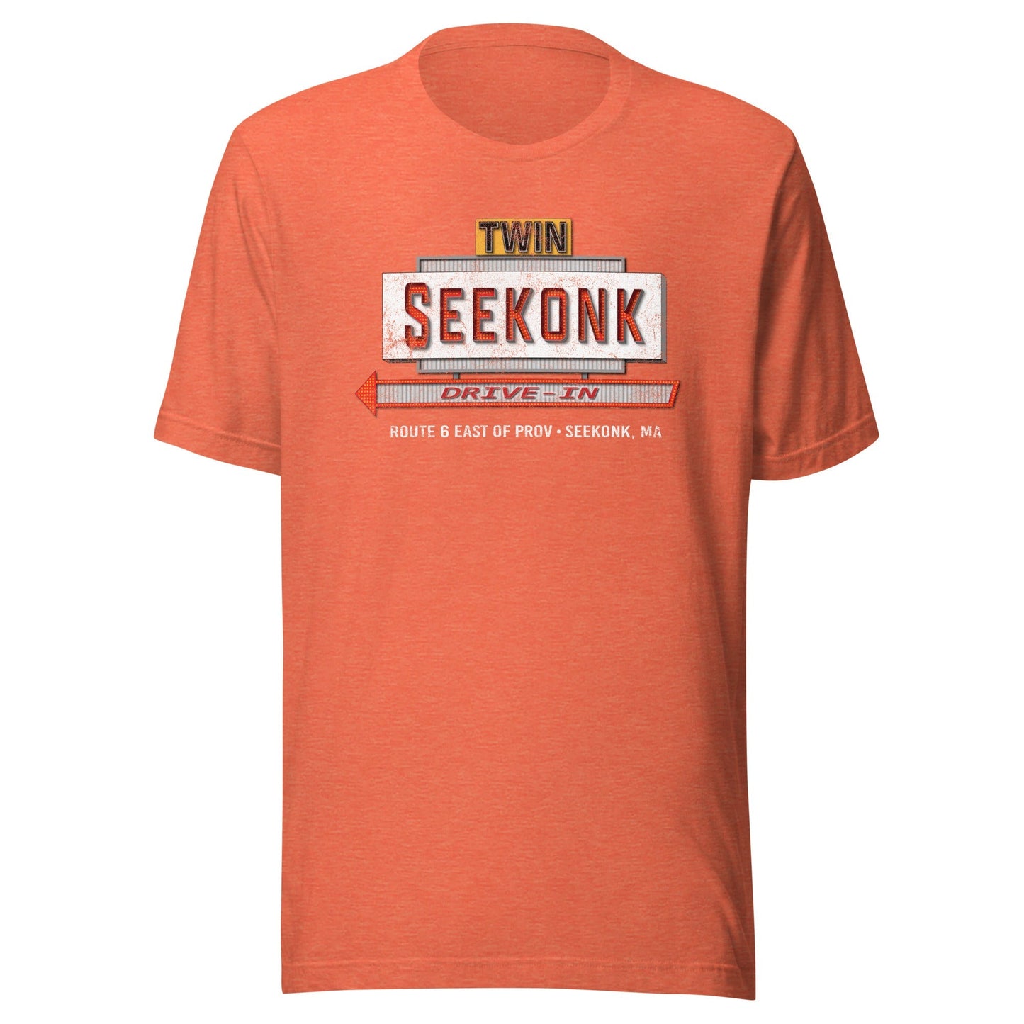 Seekonk Twin Drive In T Shirt - Seekonk, MA | Retro Drive In Tee