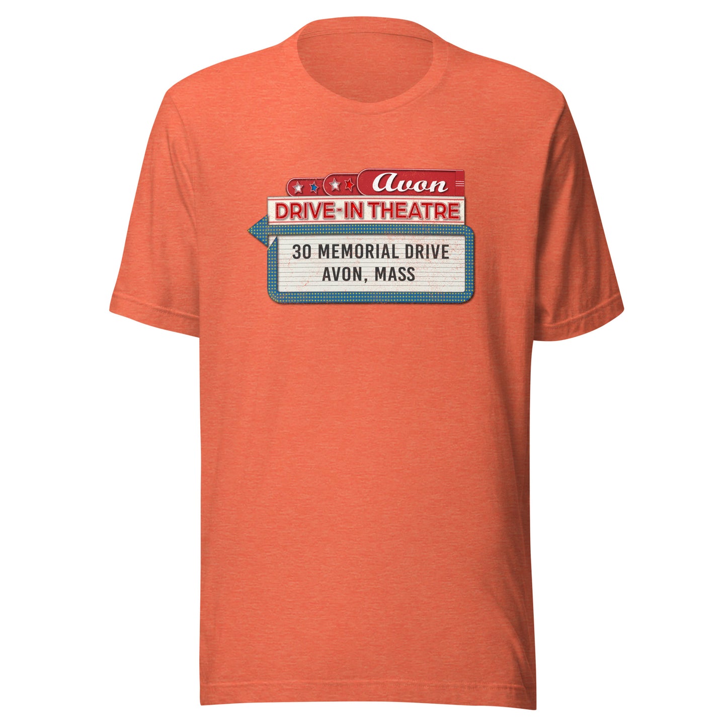 Avon Drive-In Theatre T-Shirt | Retro Massachusetts Drive-In Tee