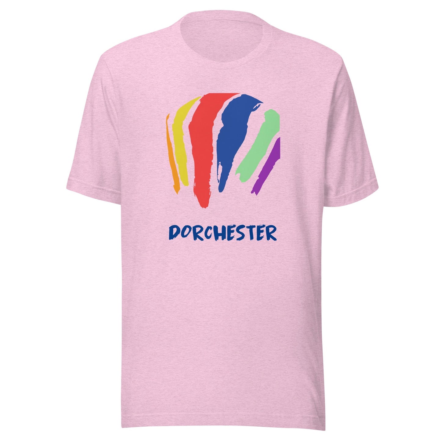 Dorchester Rainbow Swash T Shirt - Boston, MA | Gas Tanks