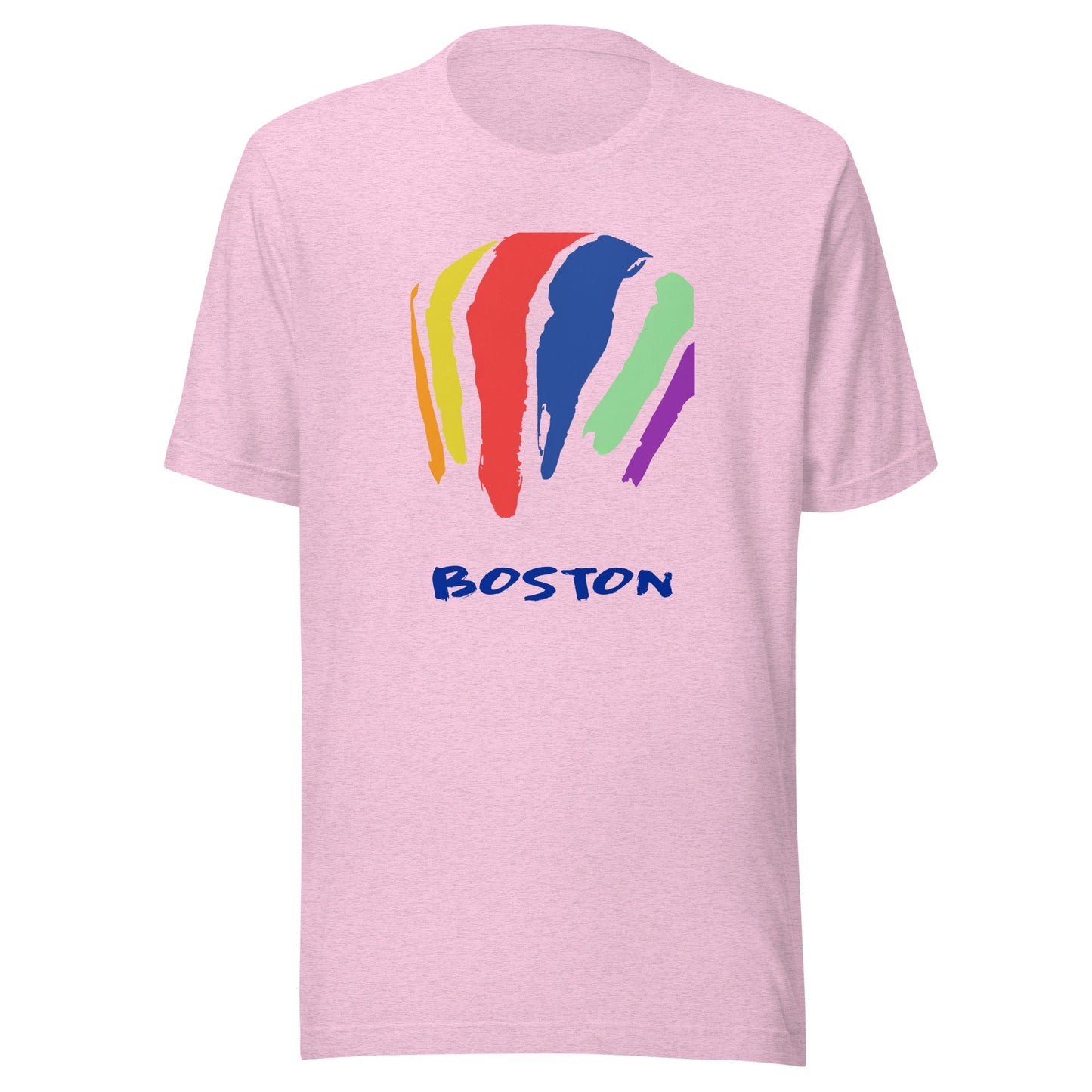 Boston Rainbow Swash T Shirt - Dorchester, MA | Gas Tanks