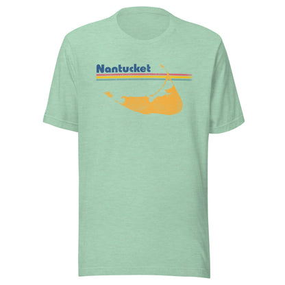 Nantucket T-Shirt - Cape Cod & Islands, MA | Retro Summer Island Tee