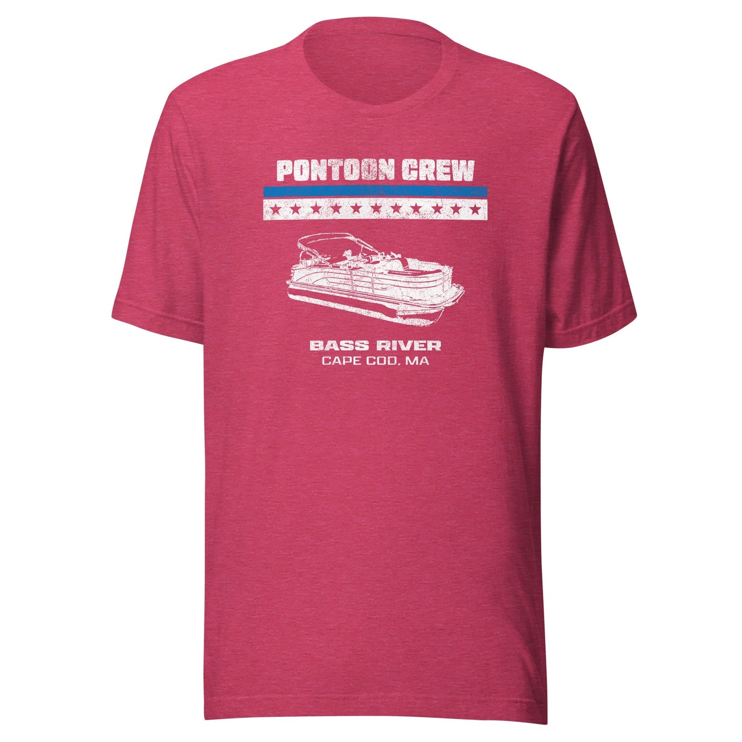 Bass River Pontoon T Shirt - Cape Cod, MA | Mens & Womens Patriotic Tee