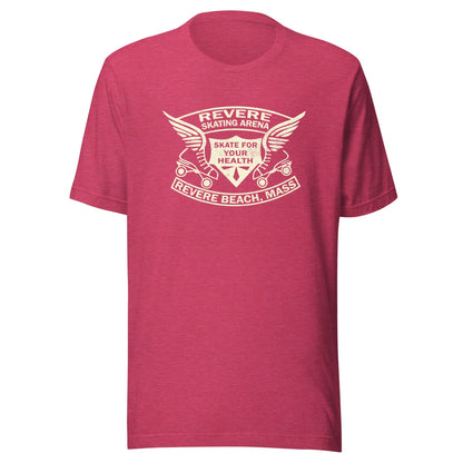 Revere Beach Retro Roller Skating T-Shirt | Vintage Mens & Womens Graphic Tee