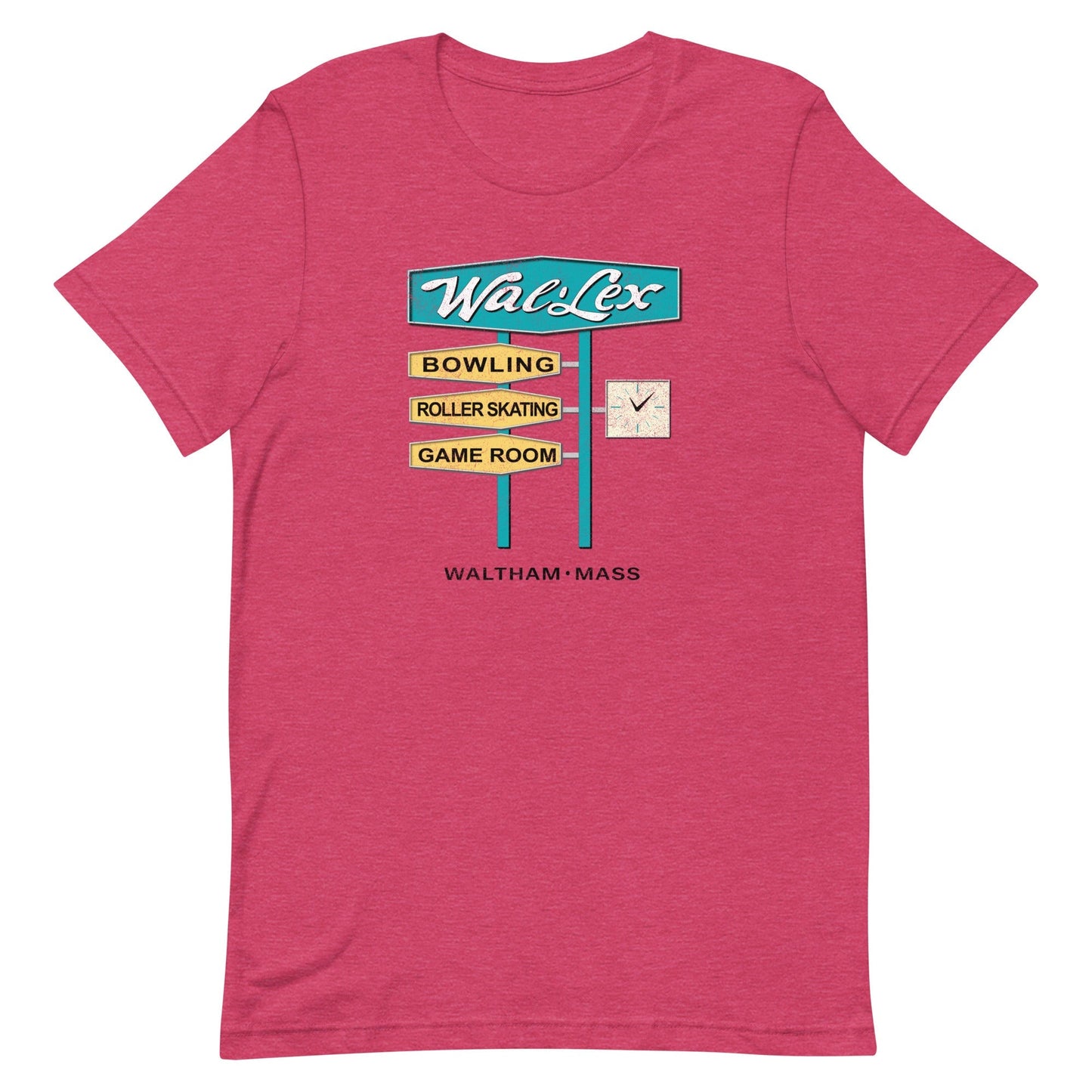 Wal-Lex T-Shirt - Waltham, MA - Retro Bowling Rollerway Vintage Tee