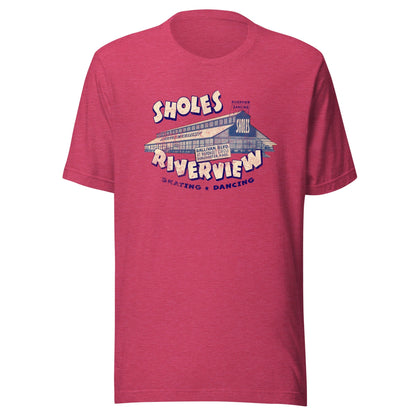 Sholes Riverview T-Shirt - Dorchester, MA | Retro Roller Rink & Dancing Tee