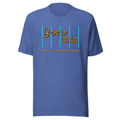 Boro Retro Drive In Theater T Shirt - North Attleboro, MA