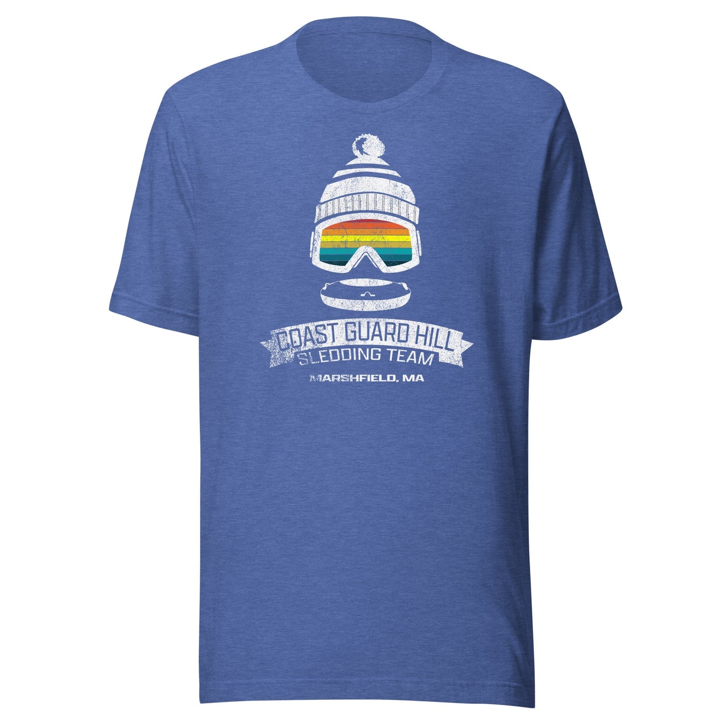 Coast Guard Hill T Shirt - Marshfield, MA | Sledding Team Retro Tee