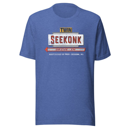 Seekonk Twin Drive In T Shirt - Seekonk, MA | Retro Drive In Tee