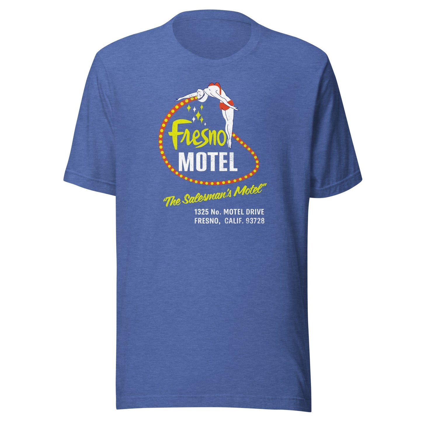 Fresno Motel T-Shirt - Fresno, CA | Retro Funny 50s Vintage Tee