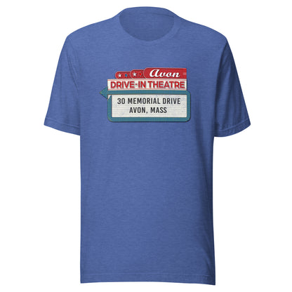 Avon Drive-In Theatre T-Shirt | Retro Massachusetts Drive-In Tee