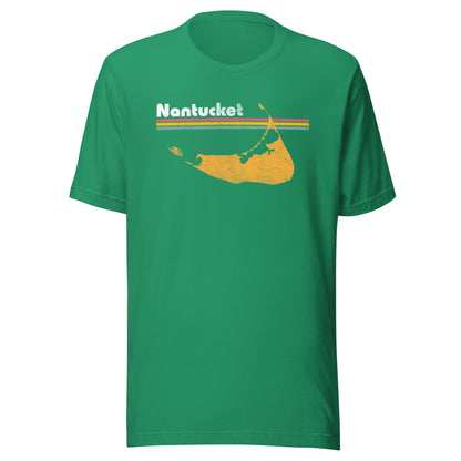 Nantucket T-Shirt - Cape Cod & Islands, MA | Retro Summer Island Tee