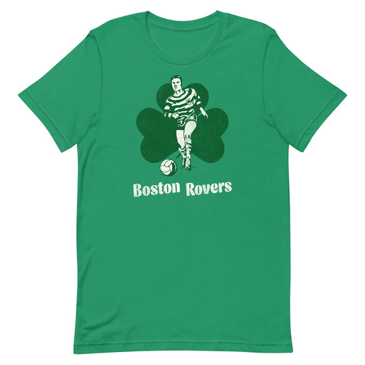 Boston Shamrock Rovers T-Shirt | Retro 1960s Pro Soccer Throwback Tee