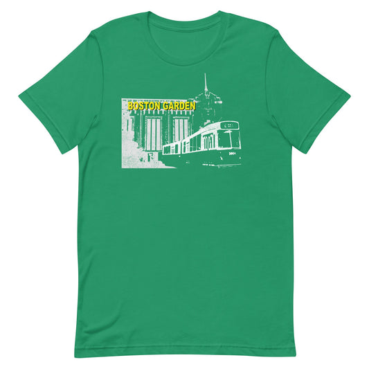 Boston Garden Old School T-Shirt - Boston, MA | Mens & Womens Throwback Tee