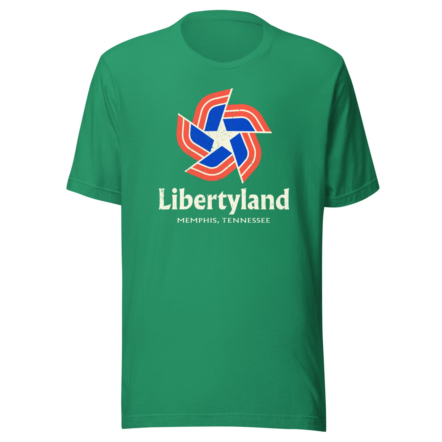 Libertyland T-Shirt - Memphis, TN - Retro 1980s Amusement Park Tee