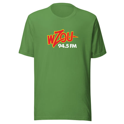 WZOU 94.5 T-Shirt - Classic 1990s Boston Radio Old School Throwback Tee