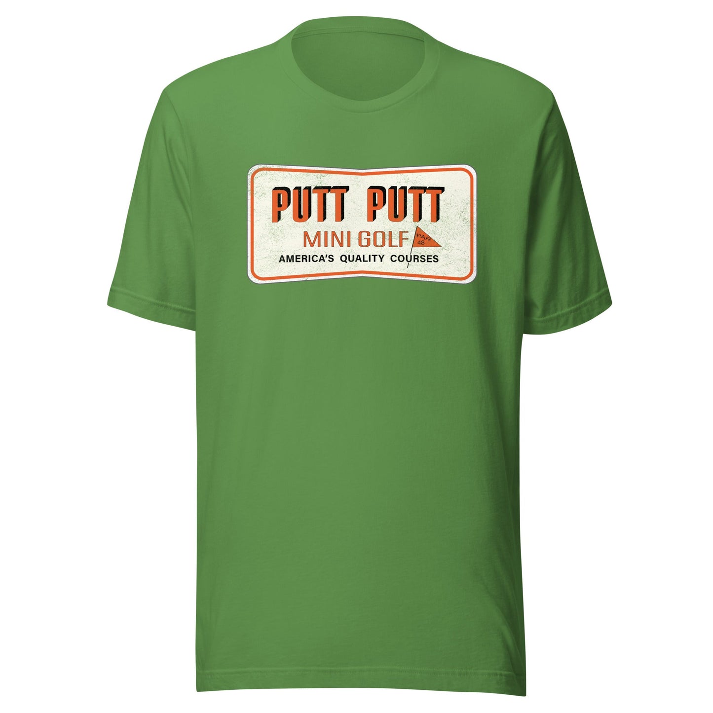 Putt Putt Mini Golf Retro 1980s T-Shirt | Vintage Mens & Womens Old School Tee