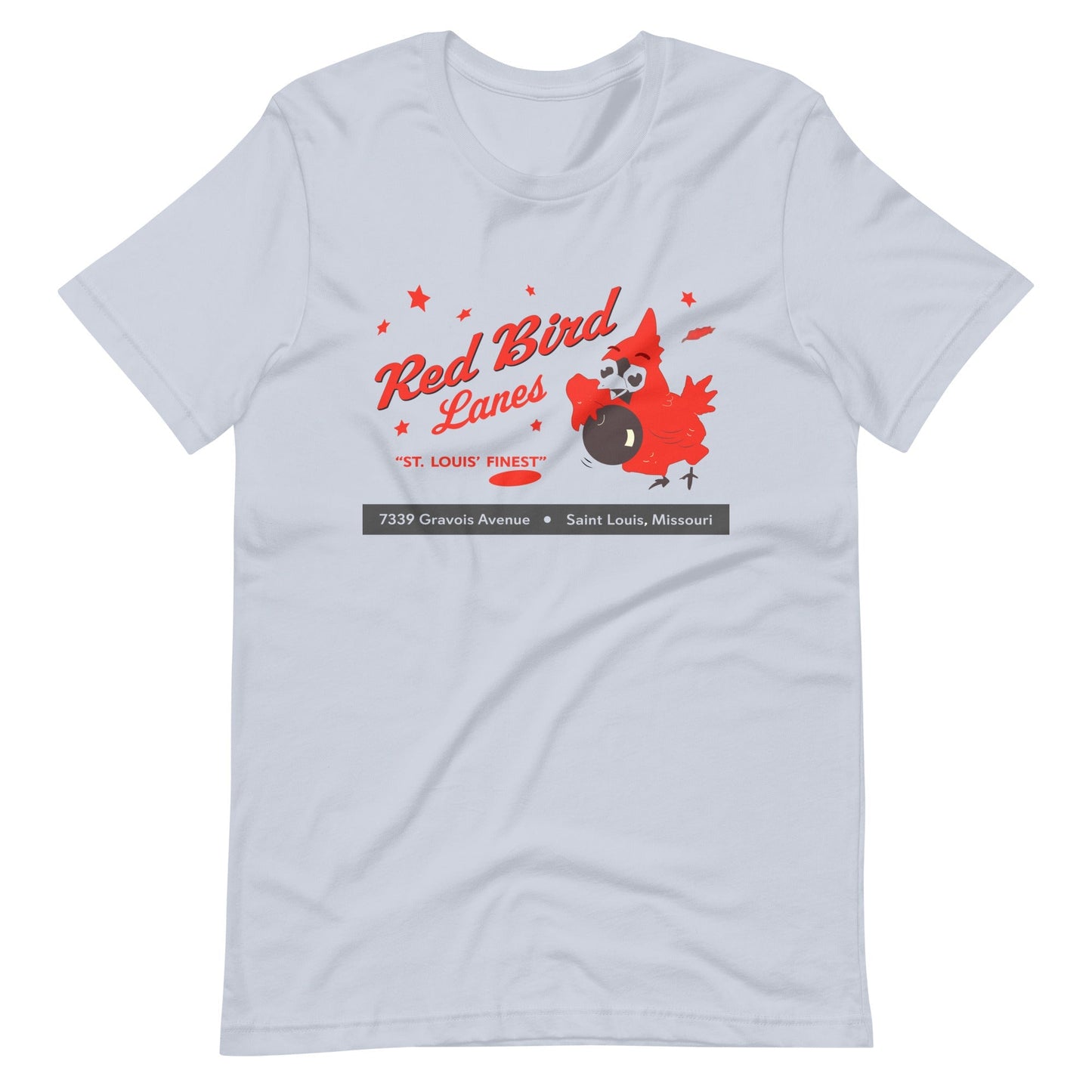 Red Bird Lanes T-Shirt - St Louis, MO | Retro Bowling alley Tee