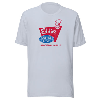 Eddie's Coffee Shop T-Shirt - Stockton, CA - Retro 50s Diner Tee