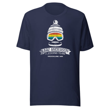 Larz Anderson Sledding T-Shirt - Brookline, MA