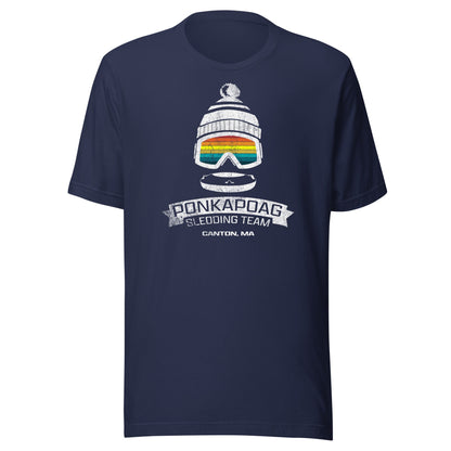 Ponkapoag Sledding T-Shirt - Canton, MA