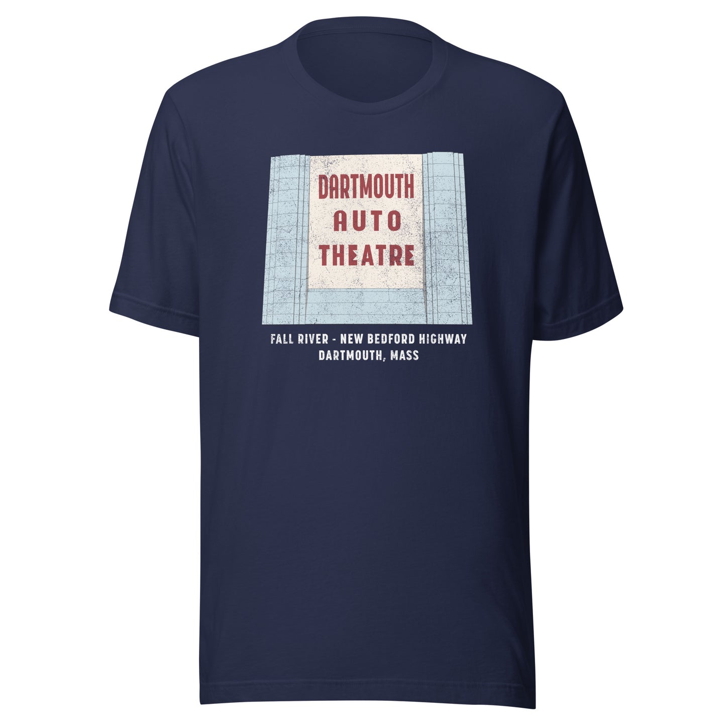 Dartmouth Auto Theatre Retro Drive-In T-Shirt - Dartmouth, MA