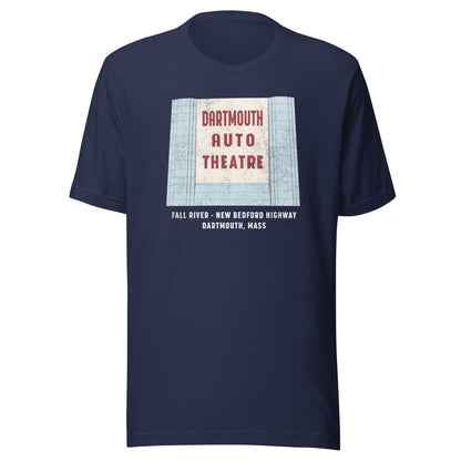 Dartmouth Auto Theatre Retro Drive-In T-Shirt - Dartmouth, MA