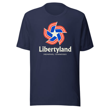 Libertyland T-Shirt - Memphis, TN - Retro 1980s Amusement Park Tee