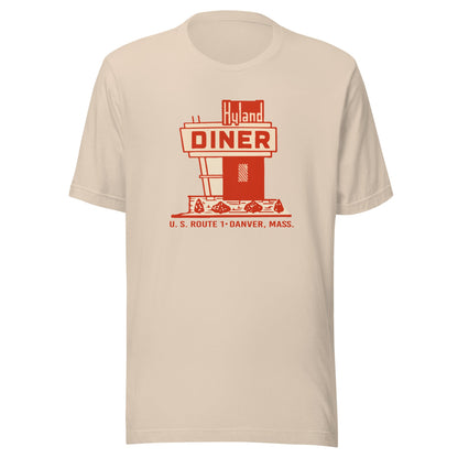 Hyland Diner T-Shirt - Danvers, MA | Retro Route 1 Roadside Diner Tee