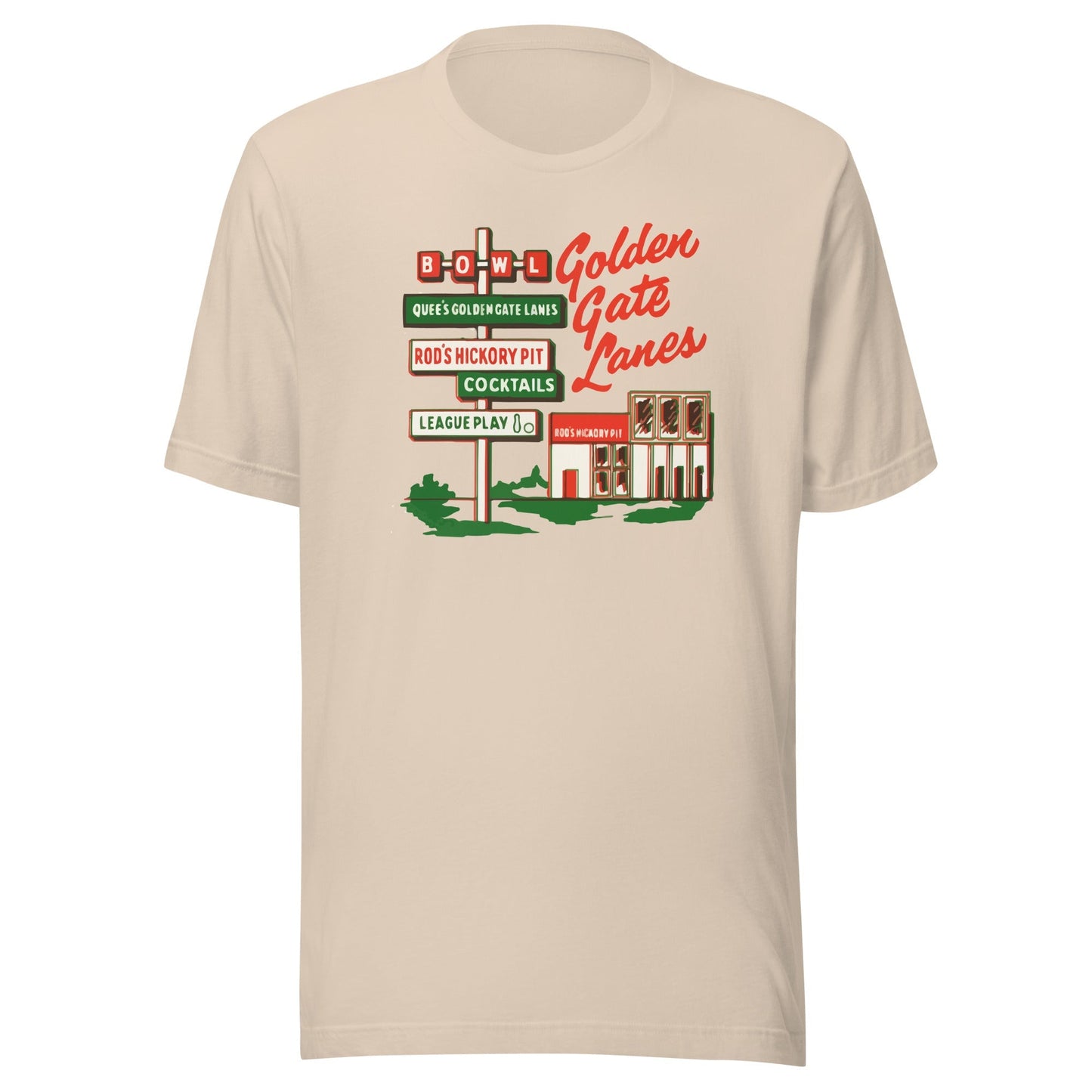 Golden Gate Lanes T-Shirt - San Francisco, CA | Retro Bowling Alley Tee