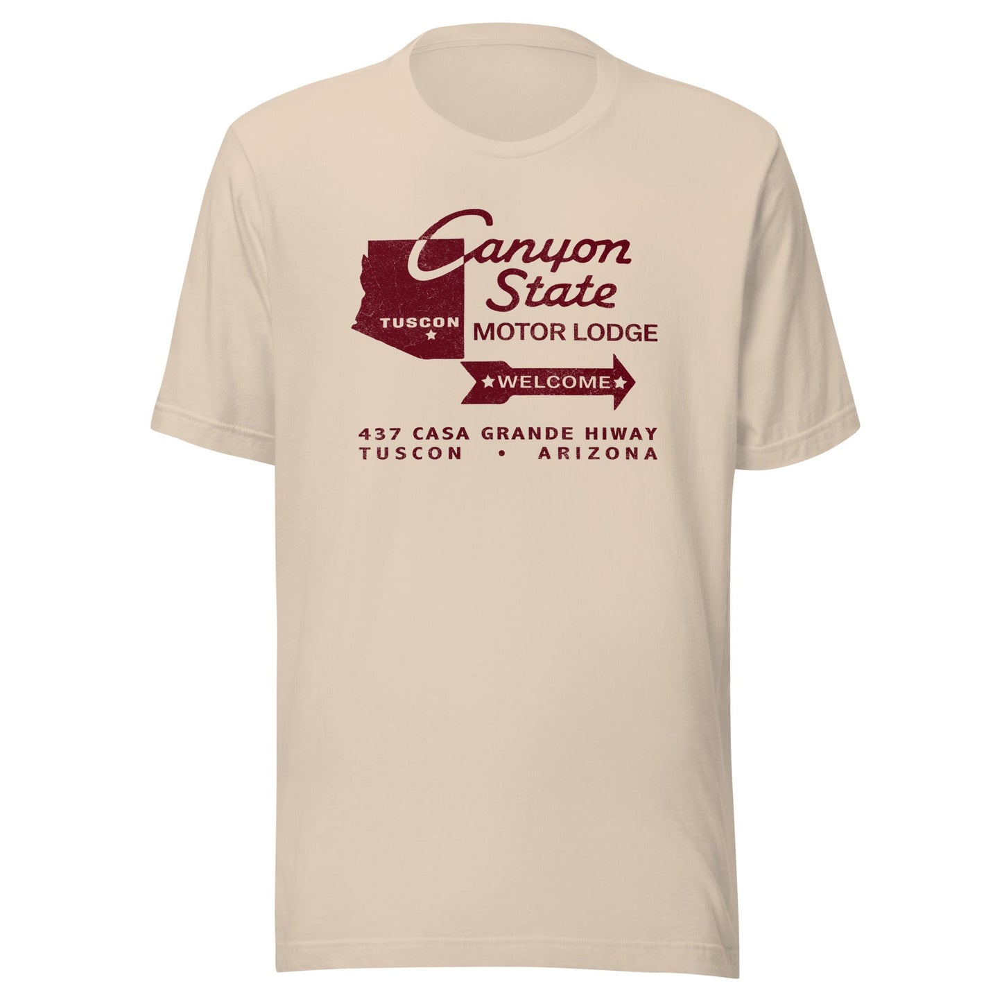 Canyon State Motor Lodge T-Shirt - Tuscon, AZ | Retro Roadside Motel Tee