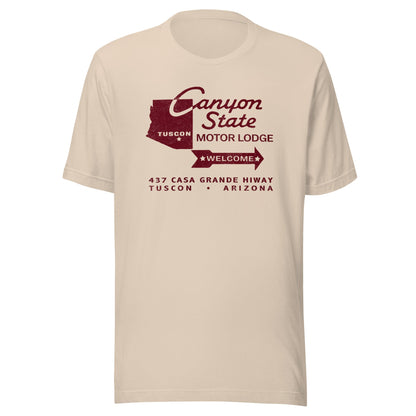 Canyon State Motor Lodge T-Shirt - Tuscon, AZ | Retro Roadside Motel Tee