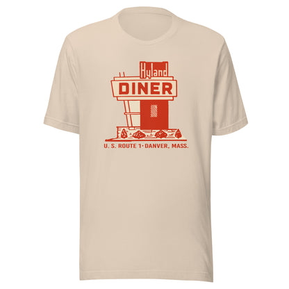 Hyland Diner T-Shirt - Danvers, MA | Retro Route 1 Roadside Diner Tee