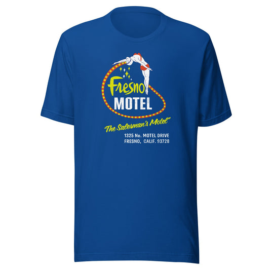 Fresno Motel T-Shirt - Fresno, CA | Retro Funny 50s Vintage Tee