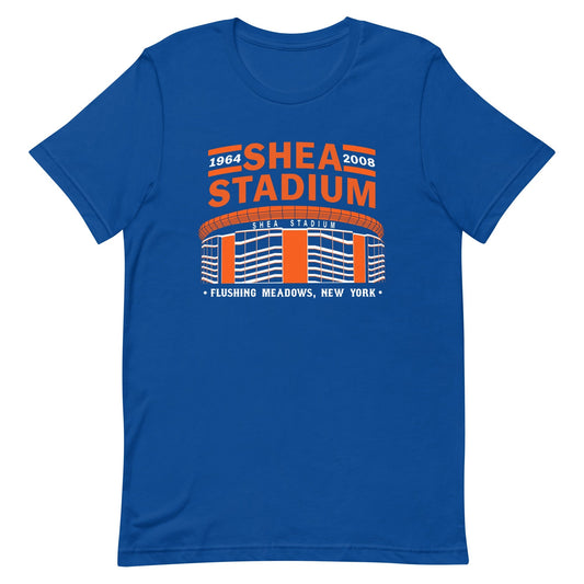 Shea Stadium T-Shirt - Flushing Meadows, NY Retro Baseball Park Vintage Tee