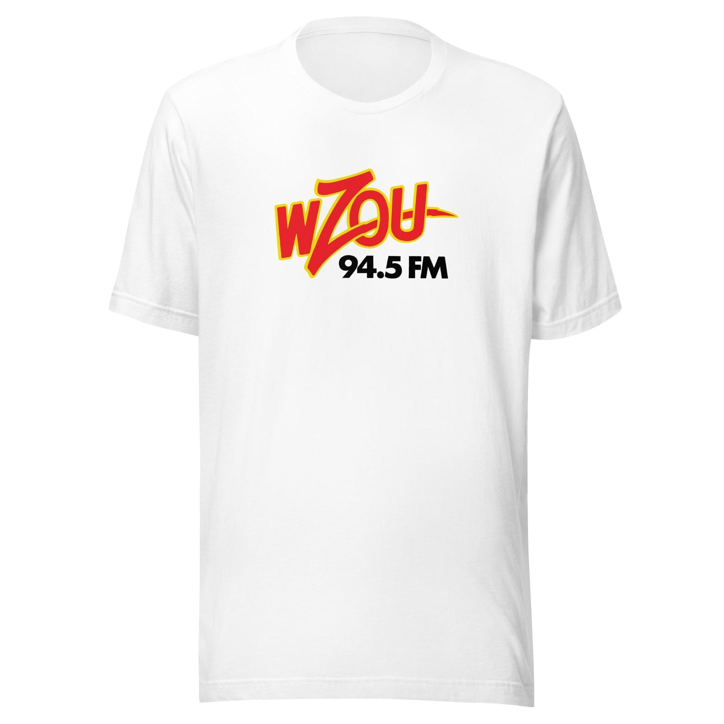 WZOU 94.5 T-Shirt - Classic 1990s Boston Radio Old School Throwback Tee