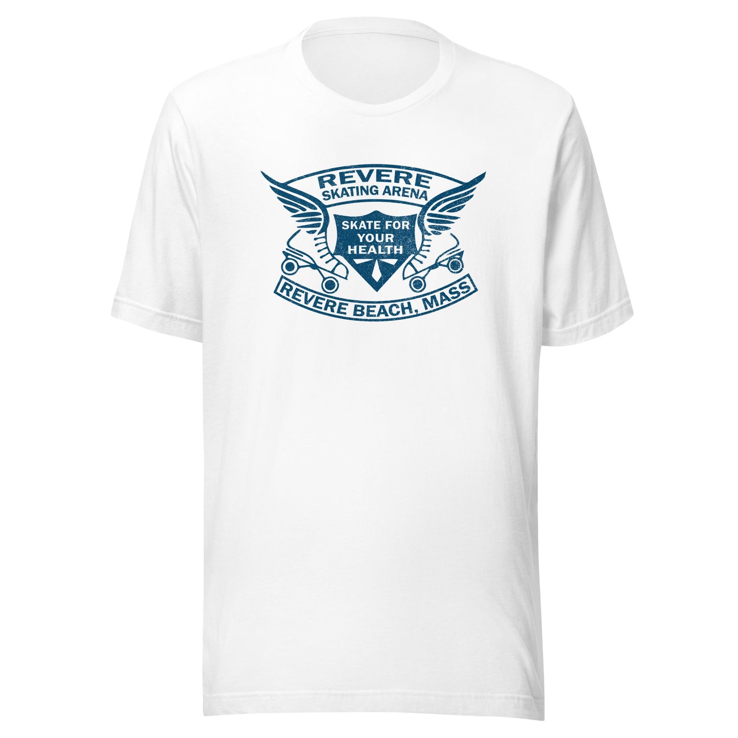 Revere Beach Retro Roller Skating T-Shirt | Vintage Mens & Womens Graphic Tee