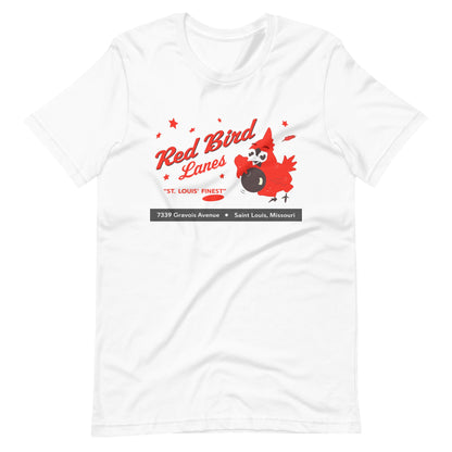 Red Bird Lanes T-Shirt - St Louis, MO | Retro Bowling alley Tee