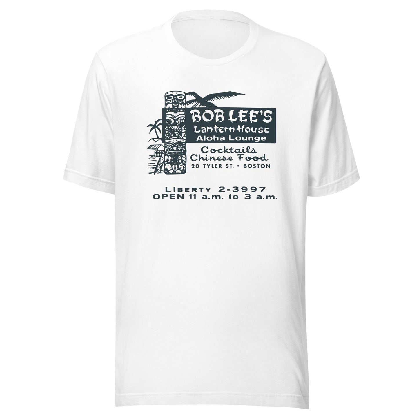 Bob Lee's Islander T-Shirt - Boston, MA | Retro Tiki Bar Lounge Tee