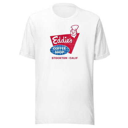 Eddie's Coffee Shop T-Shirt - Stockton, CA - Retro 50s Diner Tee