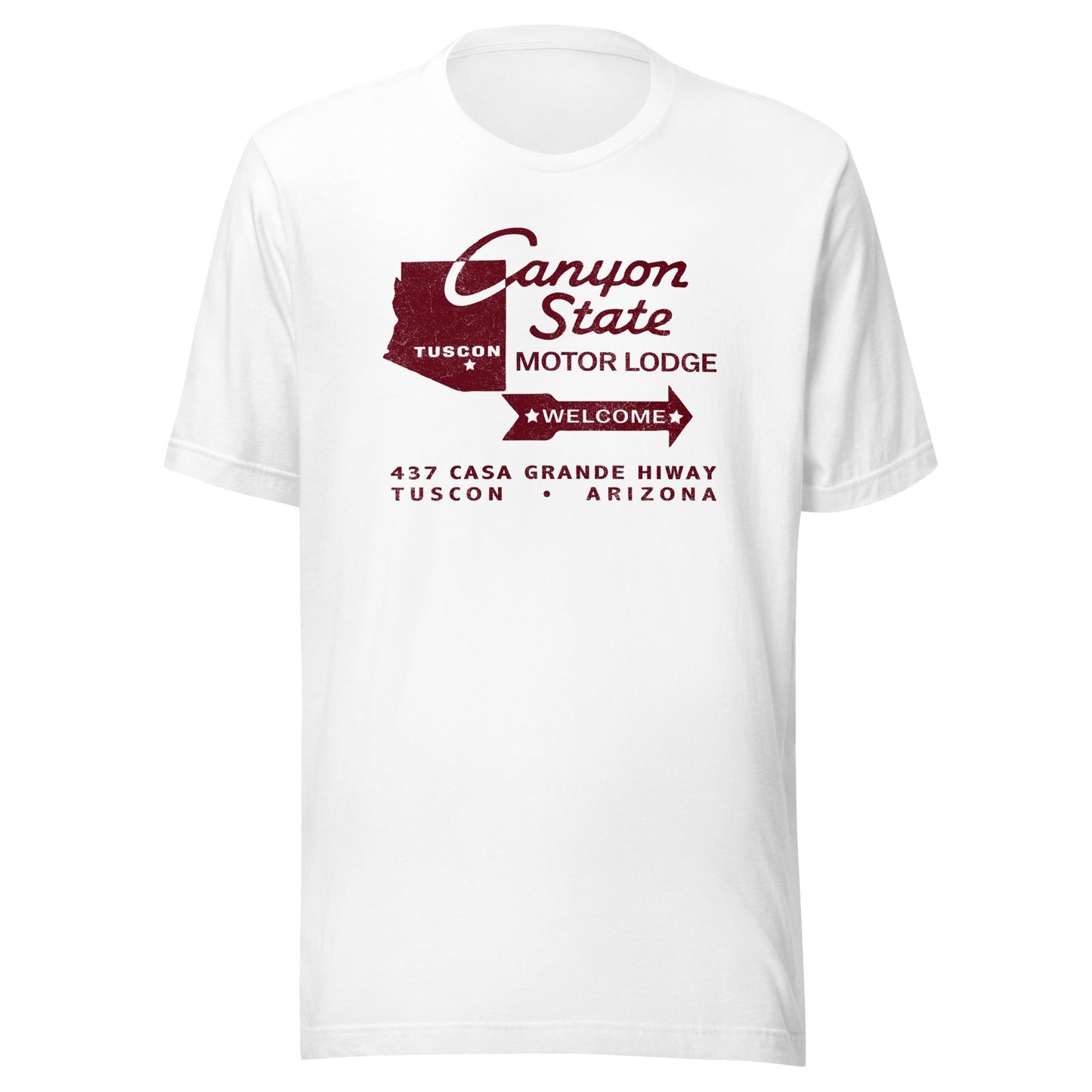Canyon State Motor Lodge T-Shirt - Tuscon, AZ | Retro Roadside Motel Tee