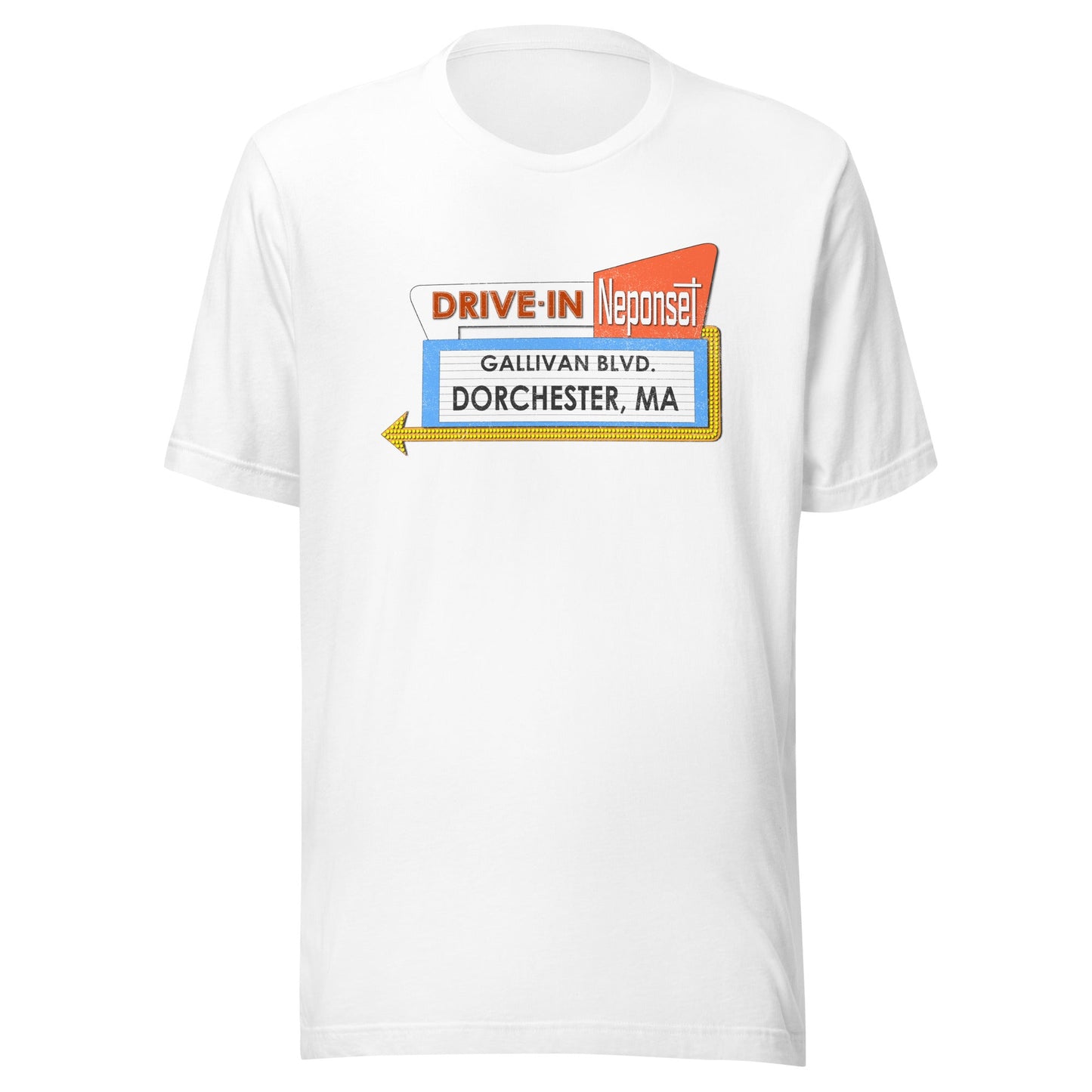 Neponset Drive-In T-Shirt - Dorchester, MA | Retro Old School Tee